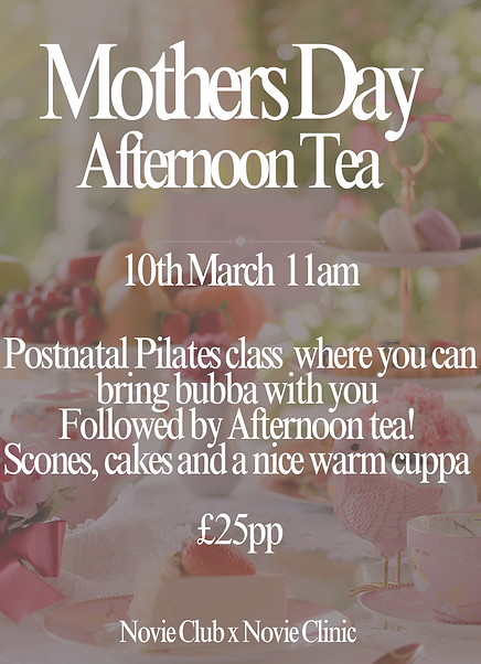Afternoon tea Mother’s Day event