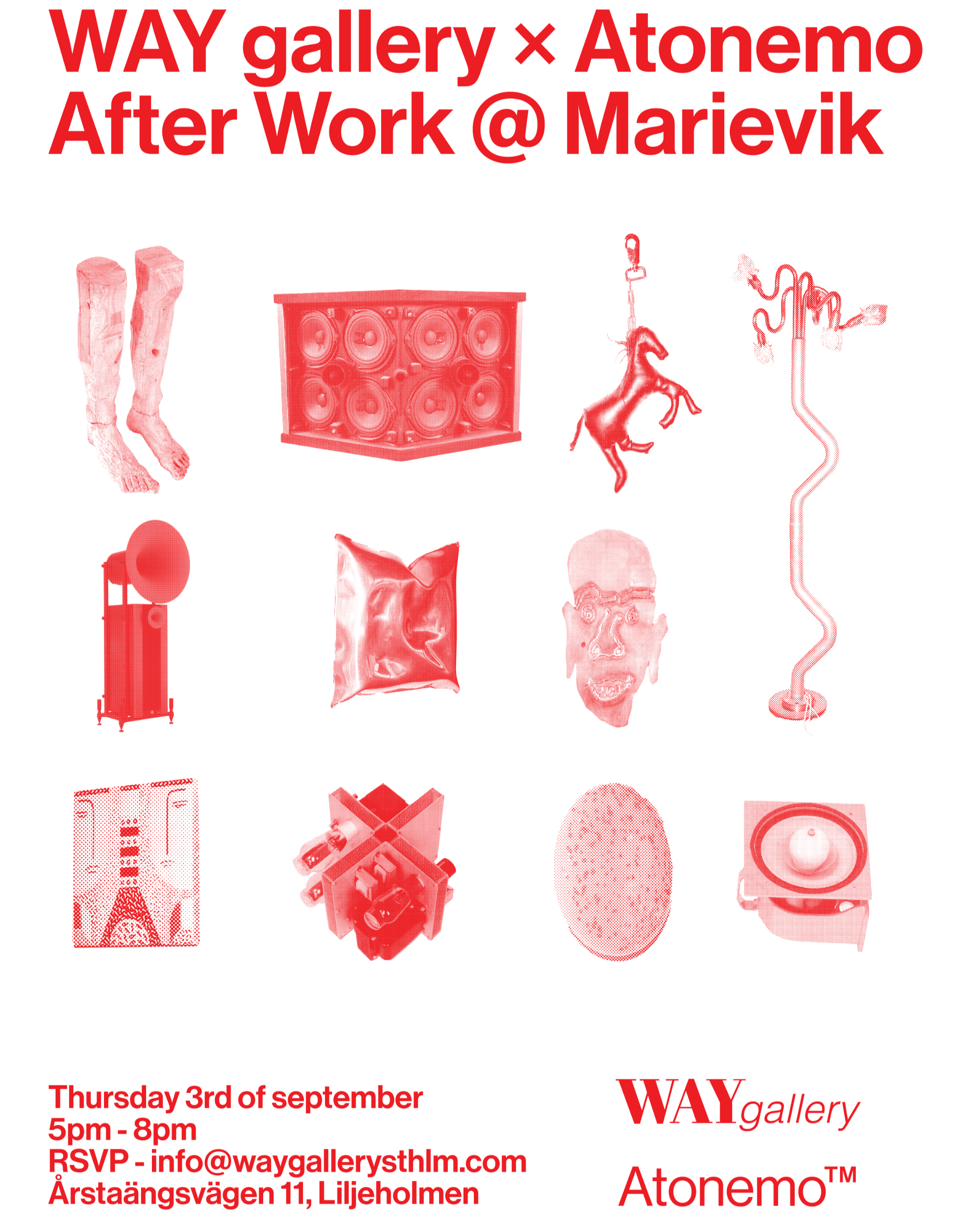 WAY Gallery Close Up @ Marievik – Closing Evening: KAKELHUSET + Atonemo