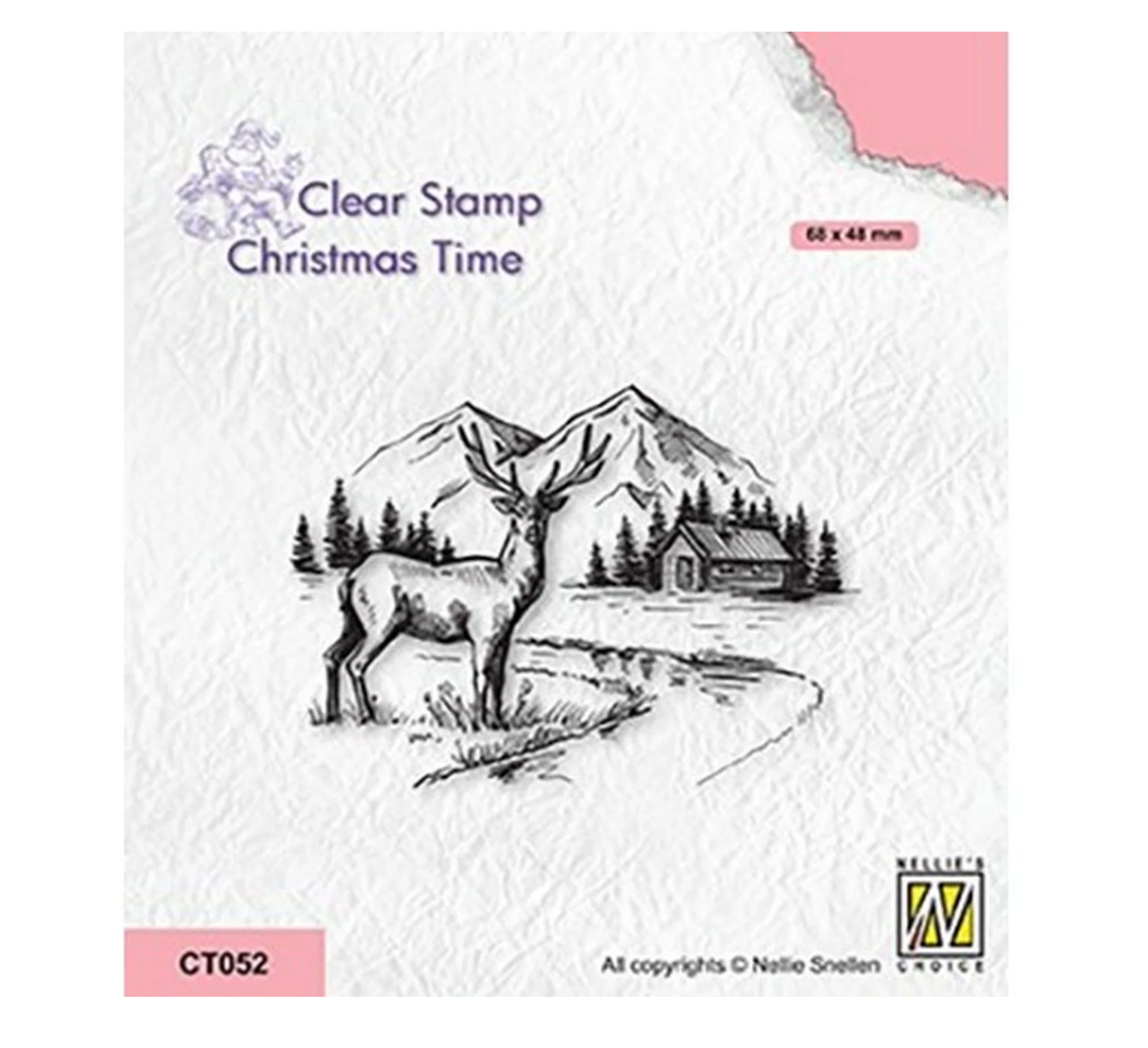 Clear Stamp Baum Landschaft mit Reh von  Nellie`s Choice