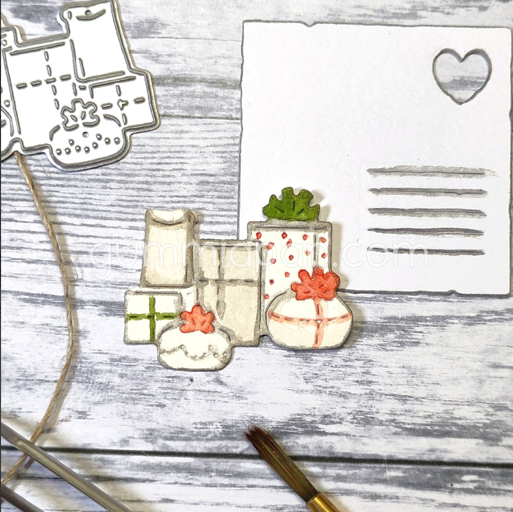 Stanzform von Gummiapan: Kleine Weihnachtsgeschenke