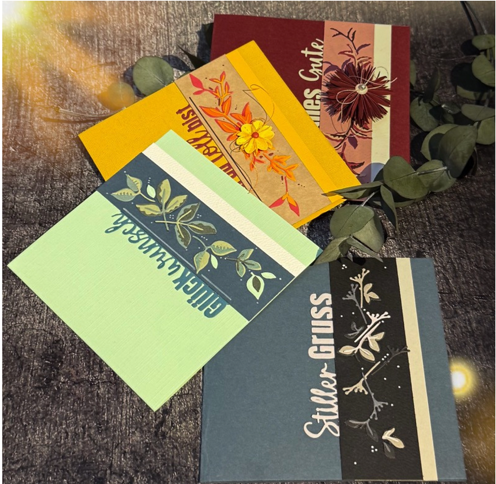 Miniaturbild: Bundle Farbton Stanzen "Bundle Blätter" ( 459,460,461,462)