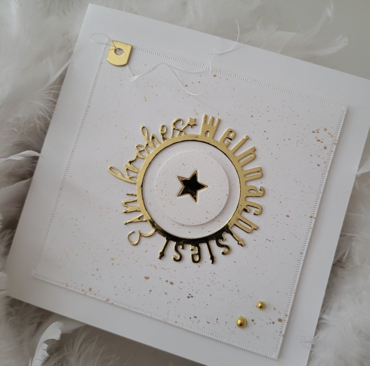 Farbton Stanze "Ein frohes Weihnachtsfest / Kreis" (455)