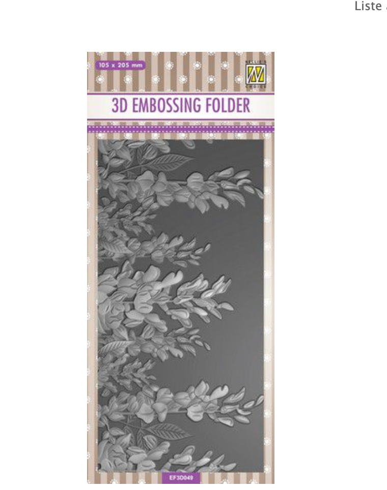 Prägeform 3D Slimline Lupinen von Nellie`s