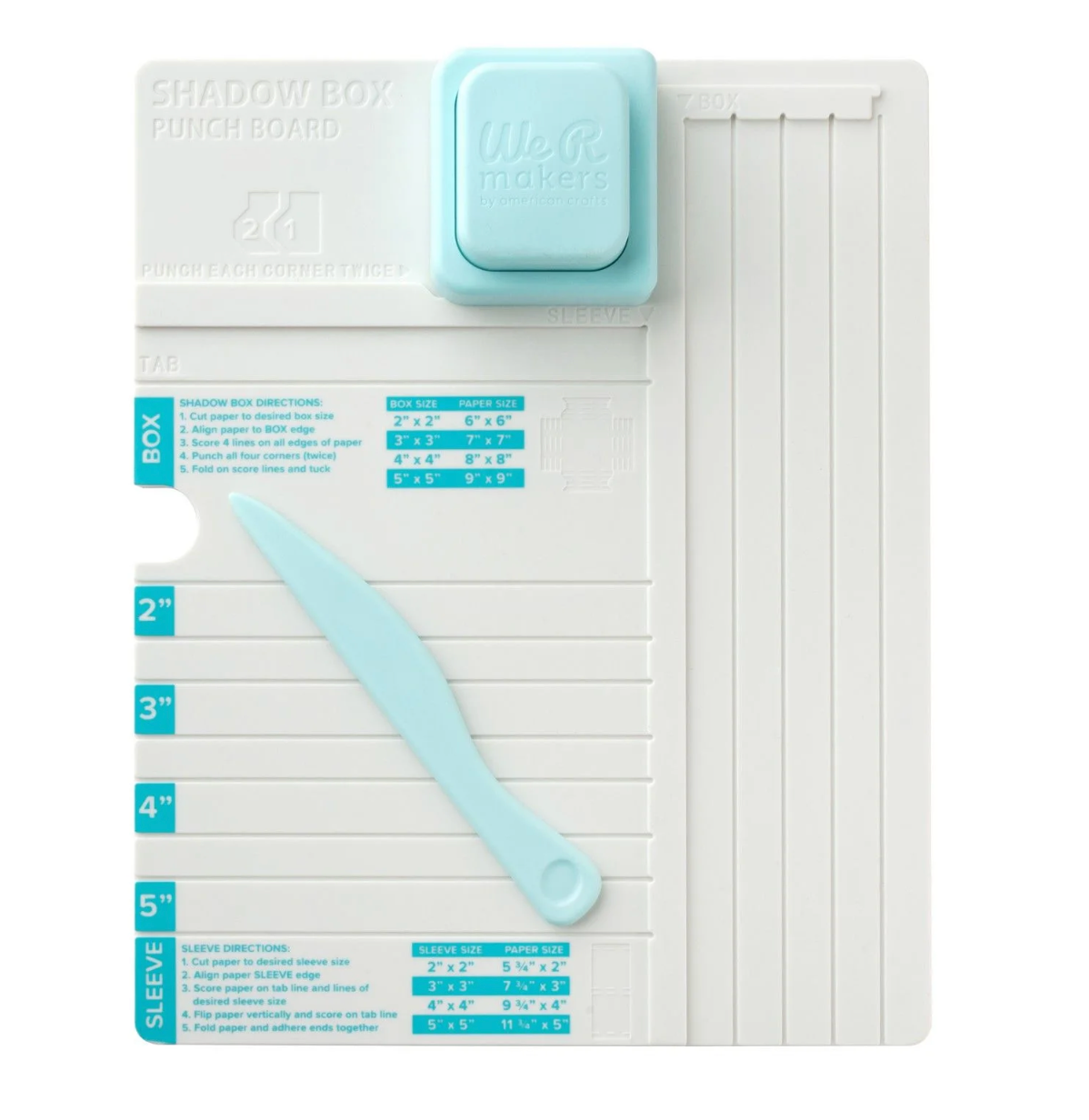 We R Makers • Shadow Box Punch Board