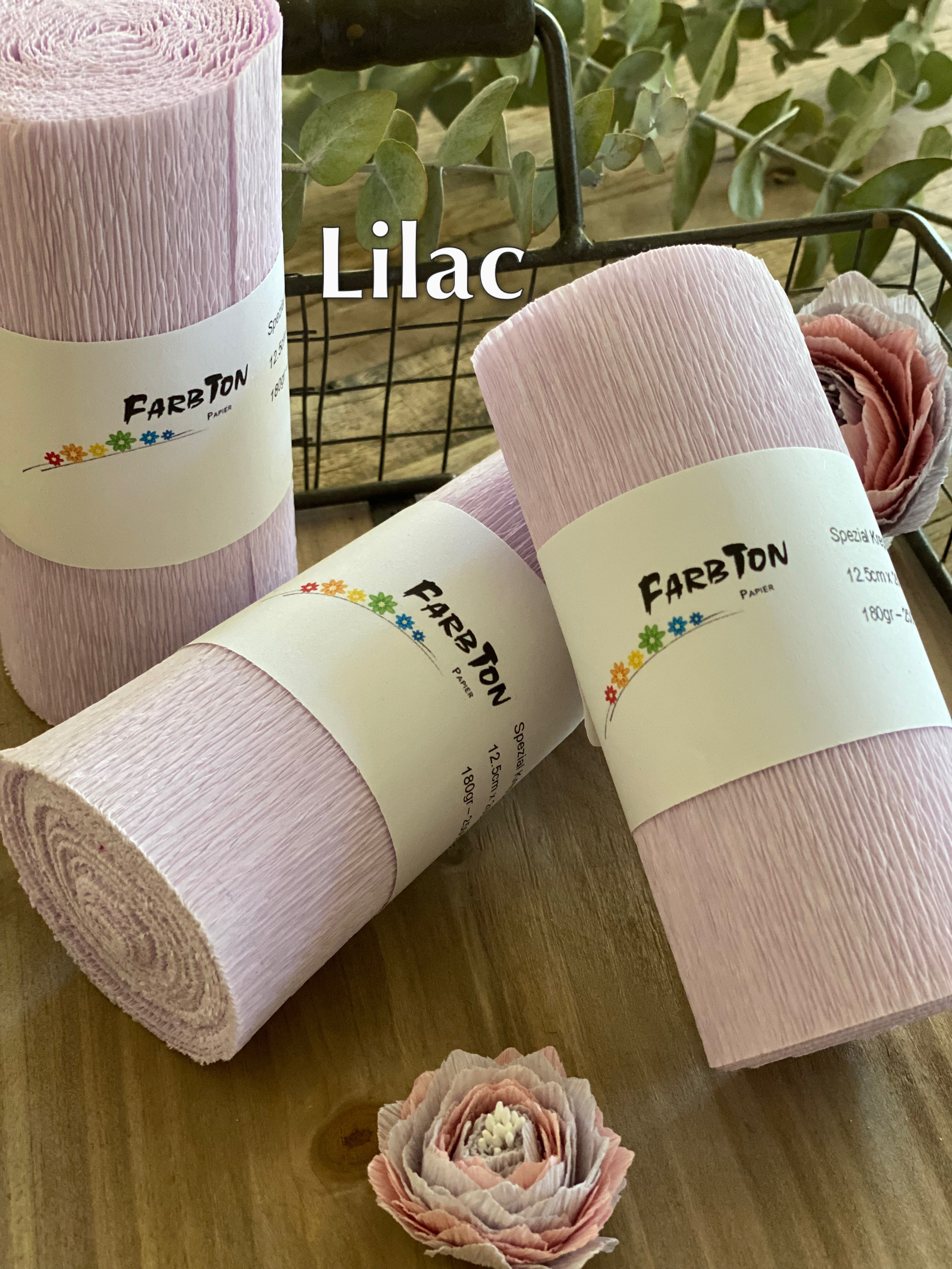 Farbton: Krepp-Papier - 180g / 260% dehnbar Lilac