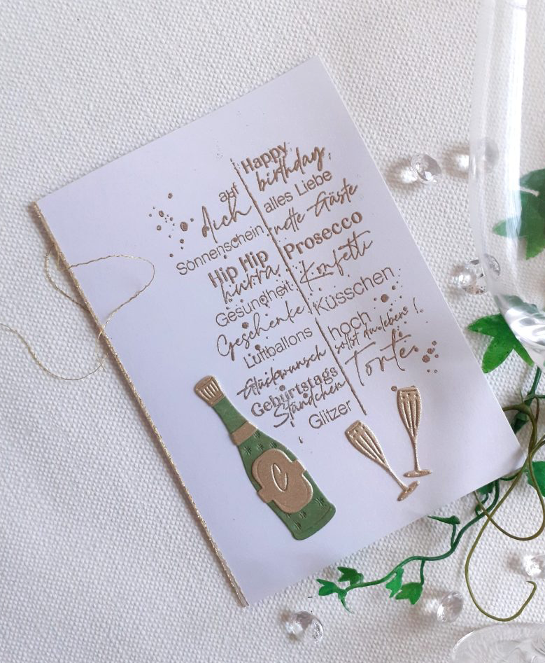 Miniaturbild: Charlie und Paulchen: Stempel Geburtstagsleiste