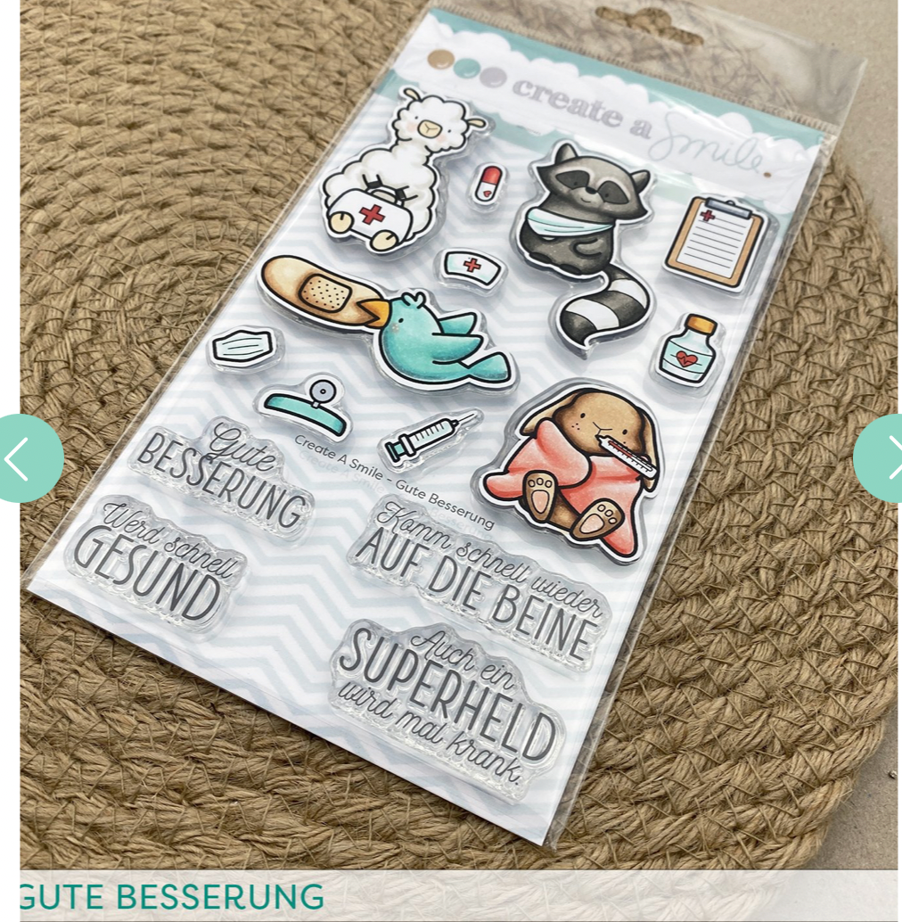 create a Smile Clear Stamp A6 Gute Besserung