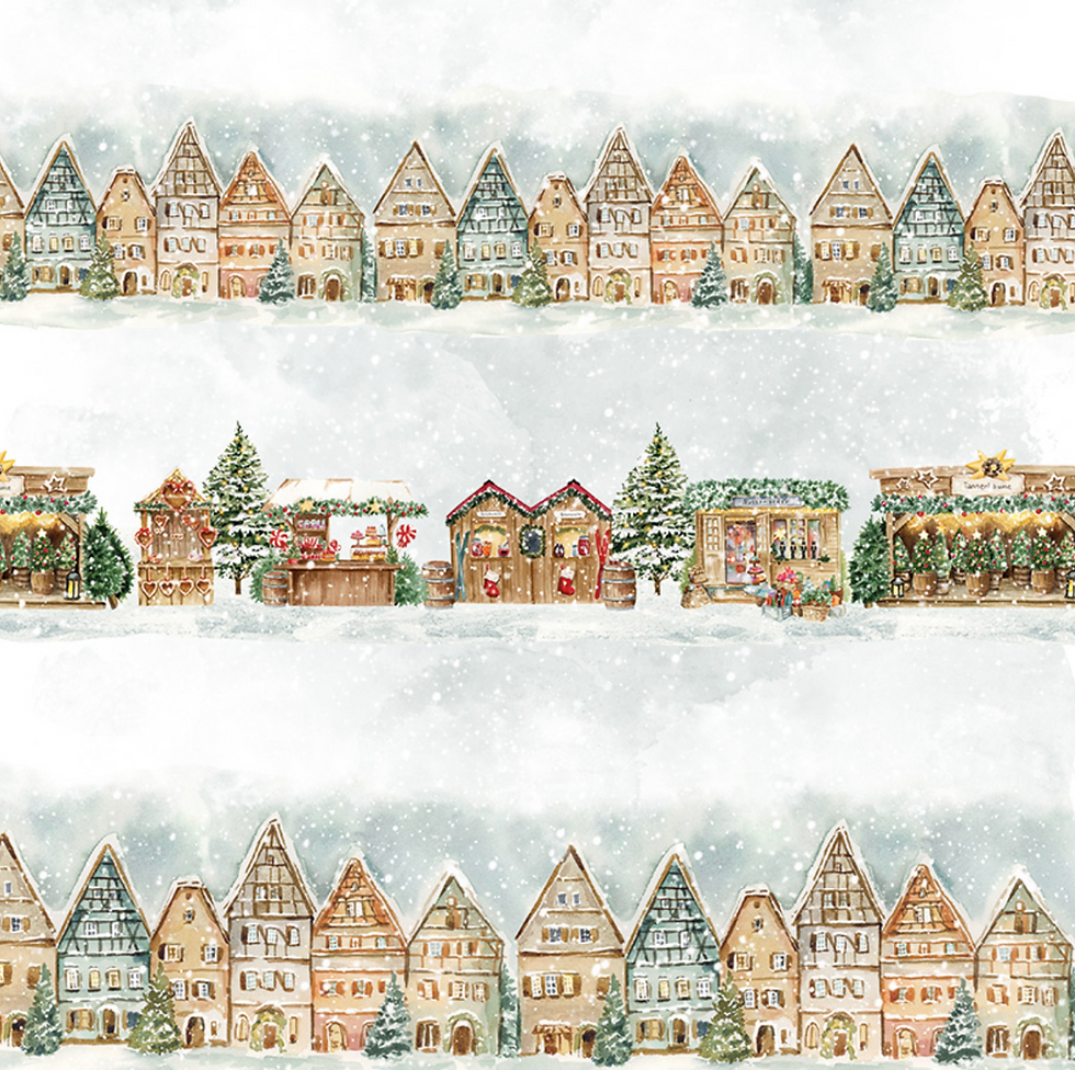 Charlie und Paulchen: Design Papier CS Christkindlmarkt