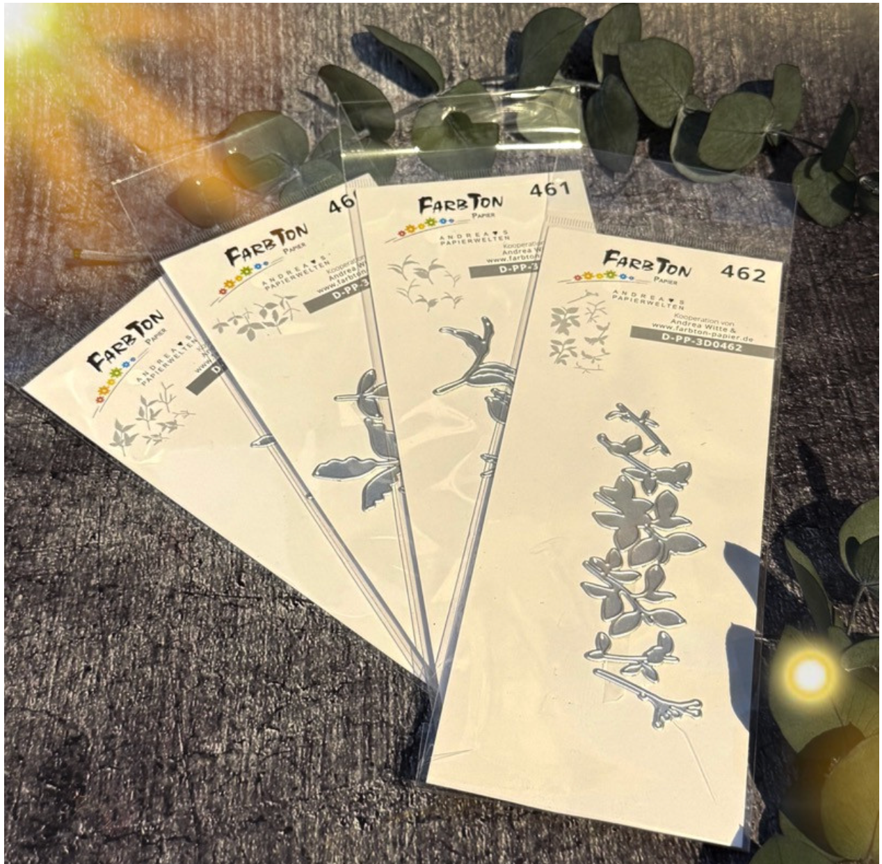 Bundle Farbton Stanzen "Bundle Blätter" ( 459,460,461,462)