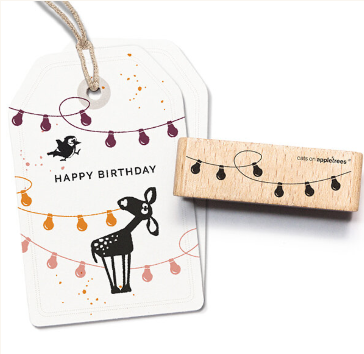Stempel cats on appletrees: Lichterkette