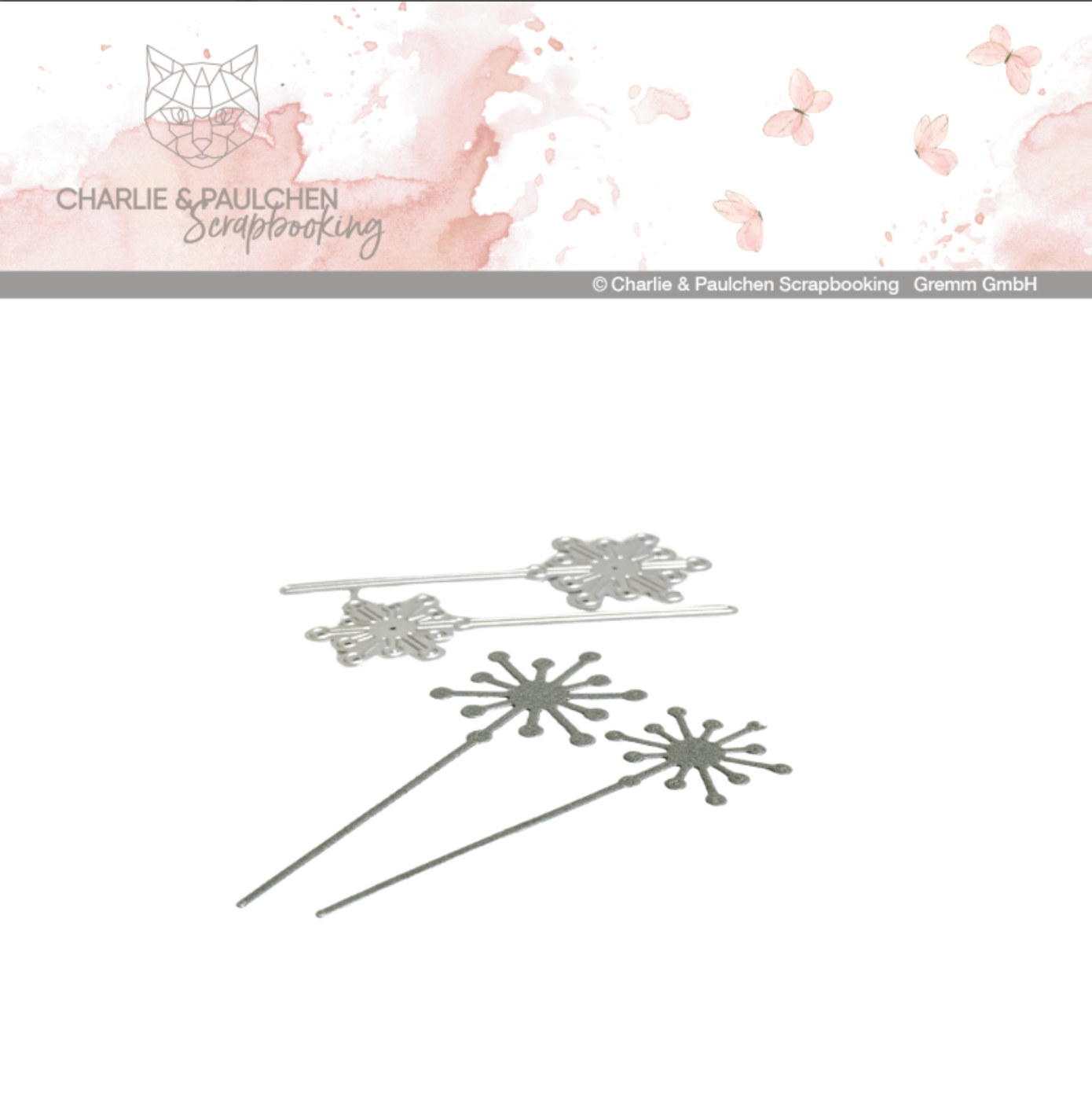 Charlie und Paulchen: Stanzform Wunderkerzen -Stecker