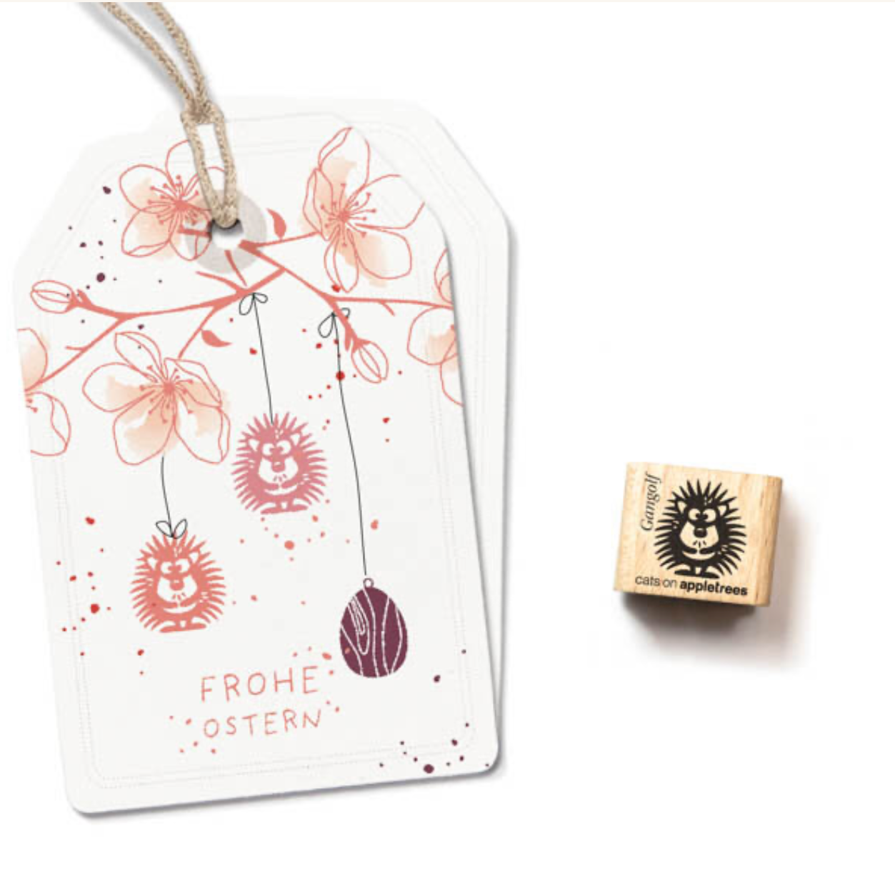 Cats on appletrees Stempel: Igel Gangolf mini