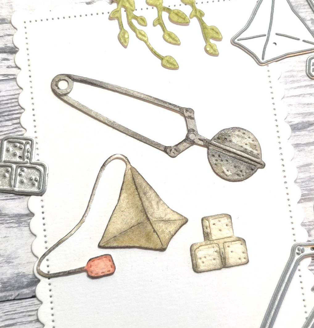 Stanzform von Gummiapan: Tee Zubehör