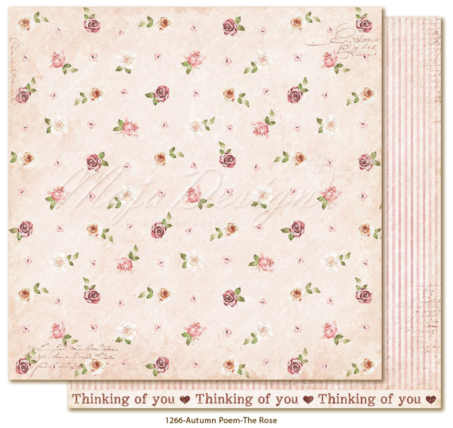 Maja Design Papier - Autumn Poem - The Rose