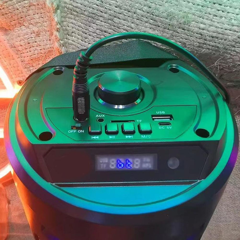 Thumbnail: Caixa de Som Bluetooth Com Led