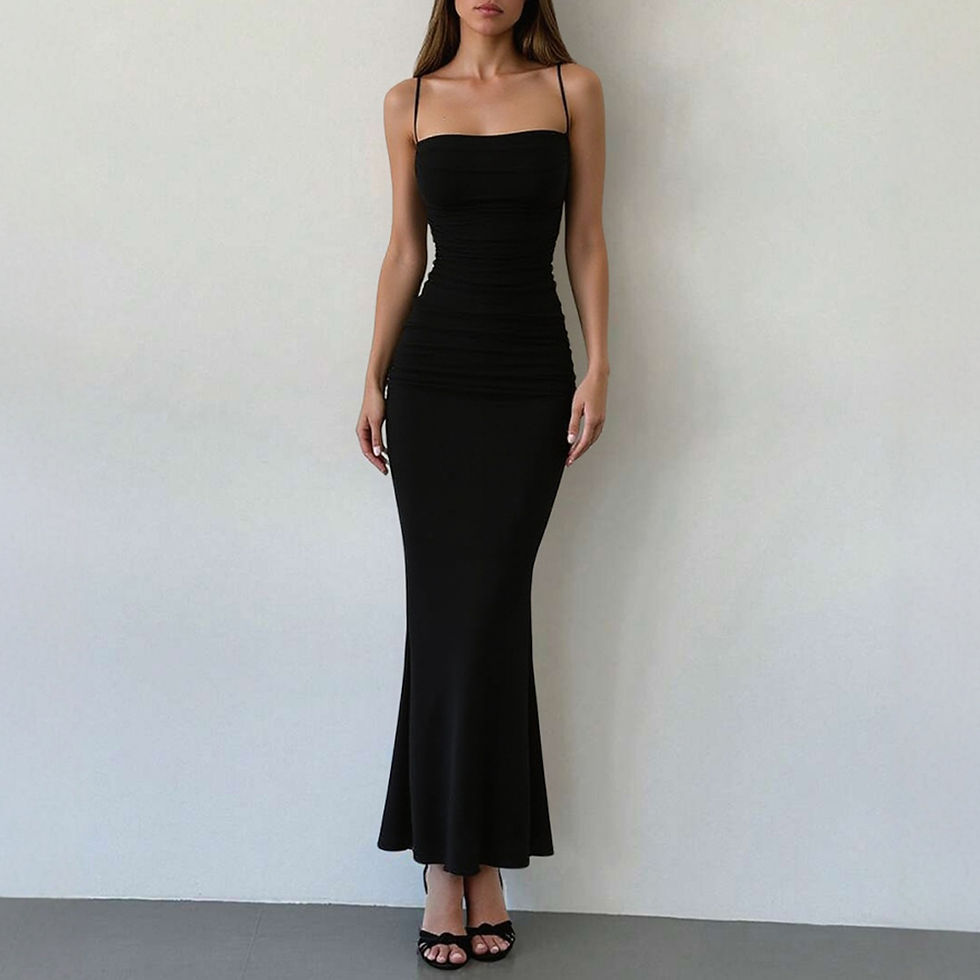 Miniatura: Vestido Vinho Ajustado