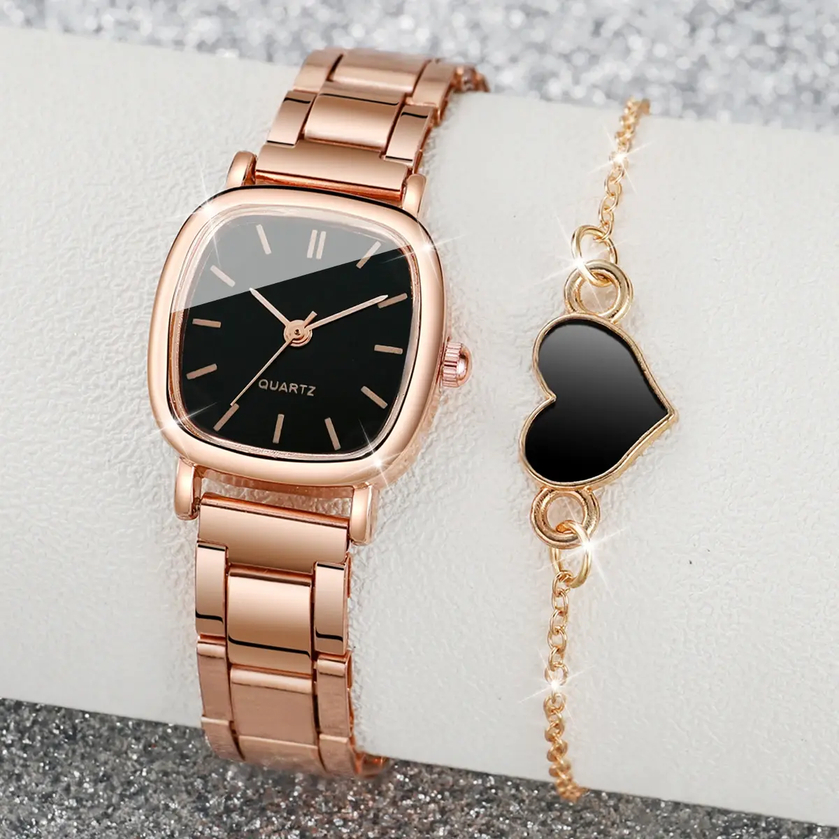 Conjunto Relógio + Pulseira