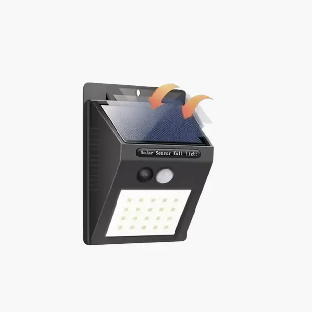 Luminária Solar 20 LEDs com Sensor