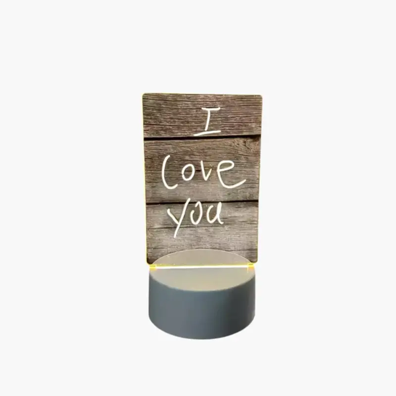 Quadro de Recados Luminoso “Love You”