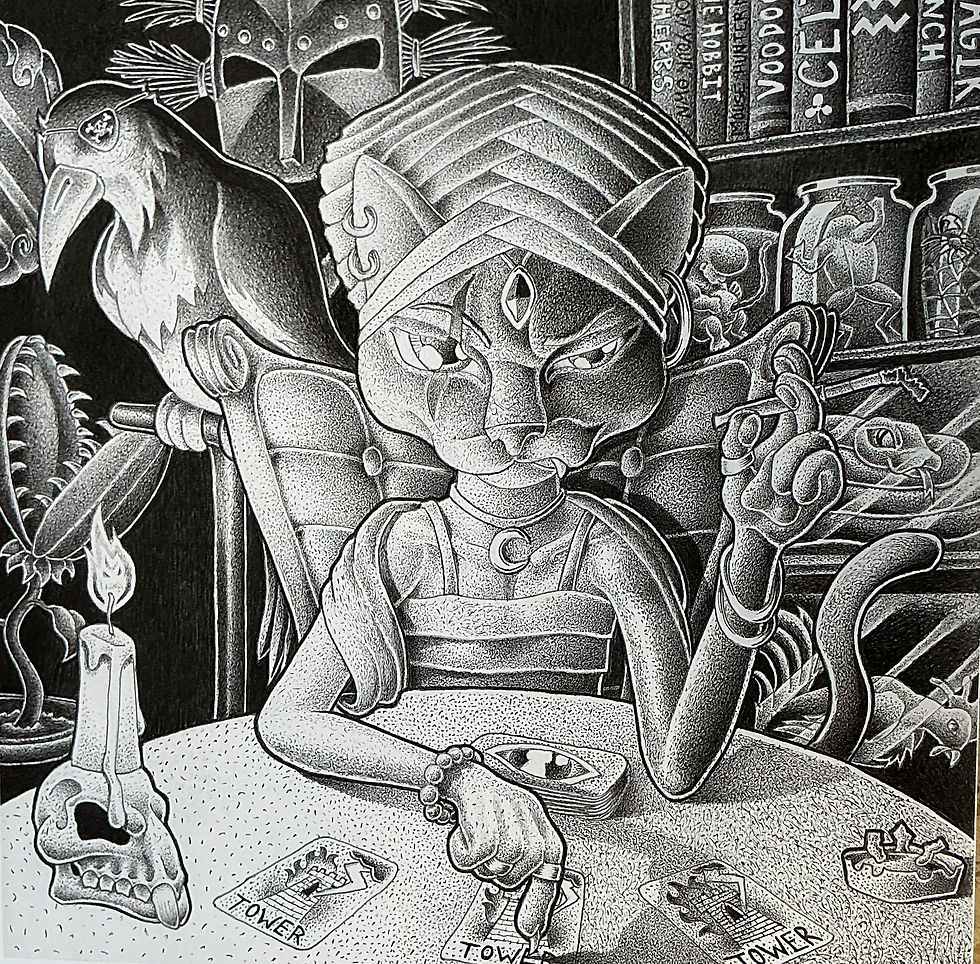 Charles R. Everett art work "Ms. Fortune"