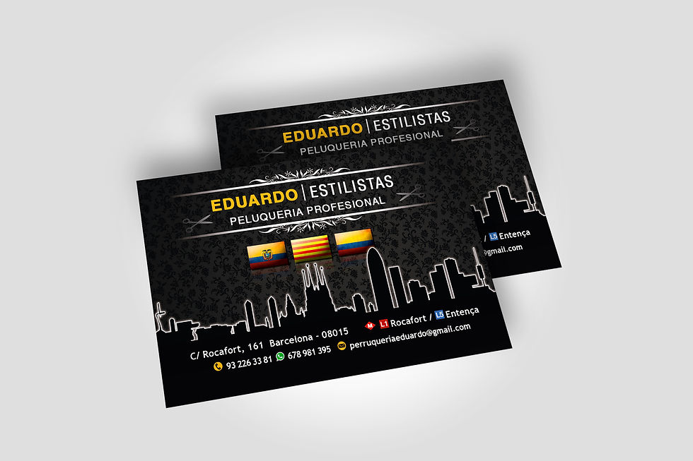 Tarjeta Eduardo Estilistas