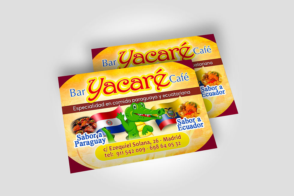 Tarjeta Yacaré