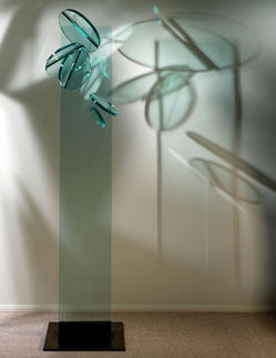 larry a davis microscope series by ladavisart los angeles glass sculpture mixed media sculpture