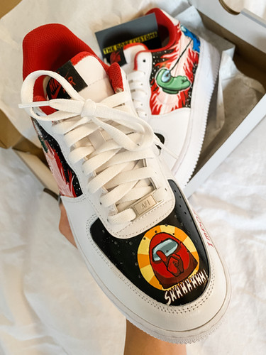 among us nike air forces