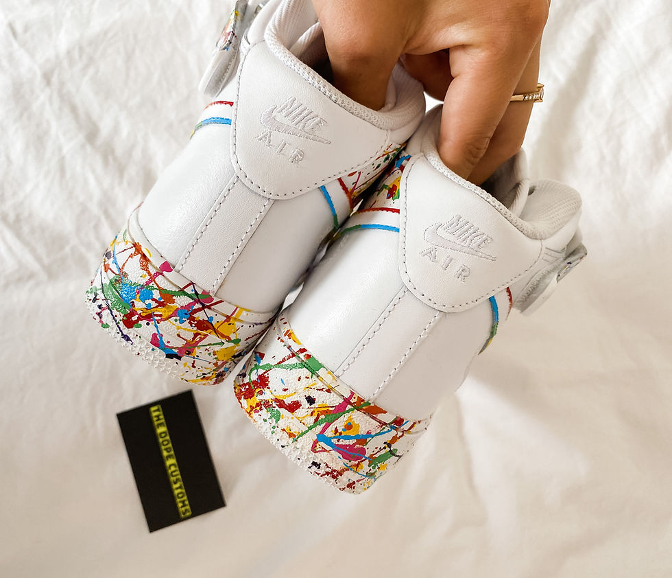 Thumbnail: Regenboog Spetter Air Force 1 Mid