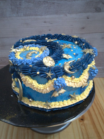 Buttercream floral cake