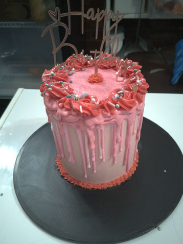 Custom buttercream cake