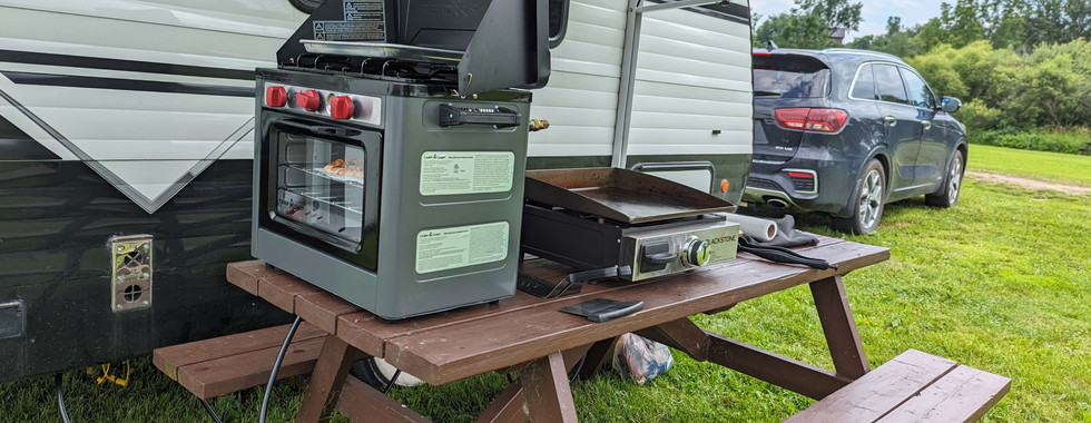 Plaque de cuisson et four au propane