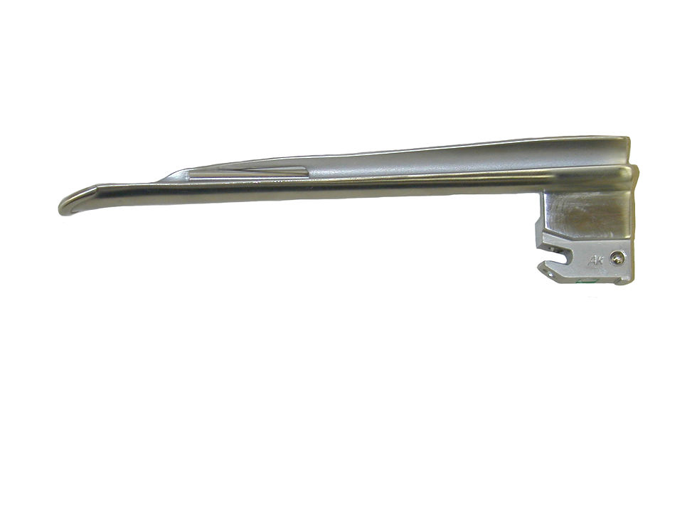 Snow Fiber Optic Laryngoscope Blade