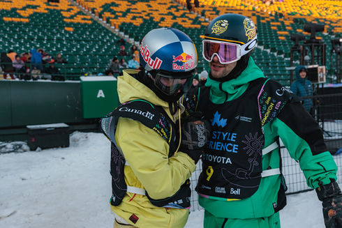 20221209  Marcus Kleveland and Jonas Junker The Style Experience big air edmonton  LIAMGLA