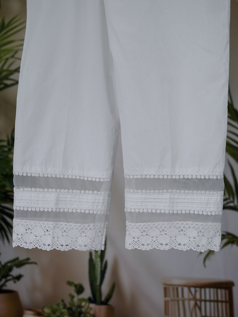 Thumbnail: Juniper Pants With Organza Lace Detailing