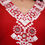 Thumbnail: Red Pure Mirrorwork Kurta Set