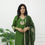 Thumbnail: Green Pure Crepe  Festive Suit