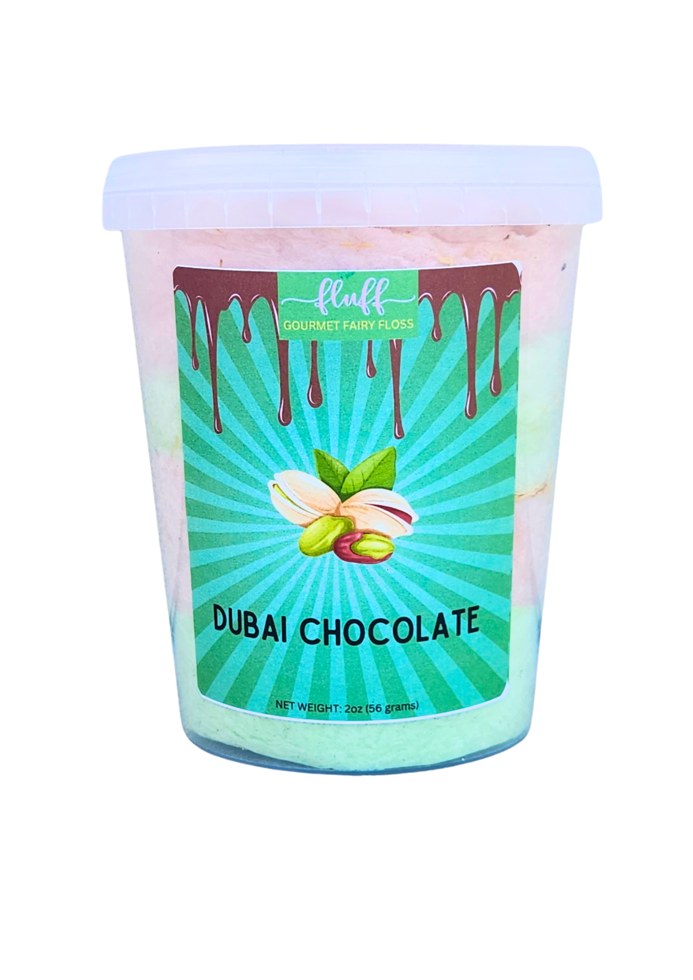 Dubai Chocolate Cotton Candy