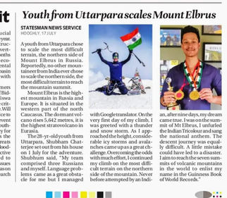 Shuvam Chatterjee aka Mountaineer Ronnie