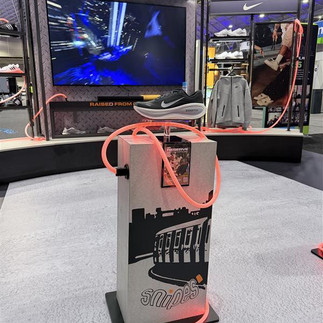 The Snipes Retail Challenge Winning display