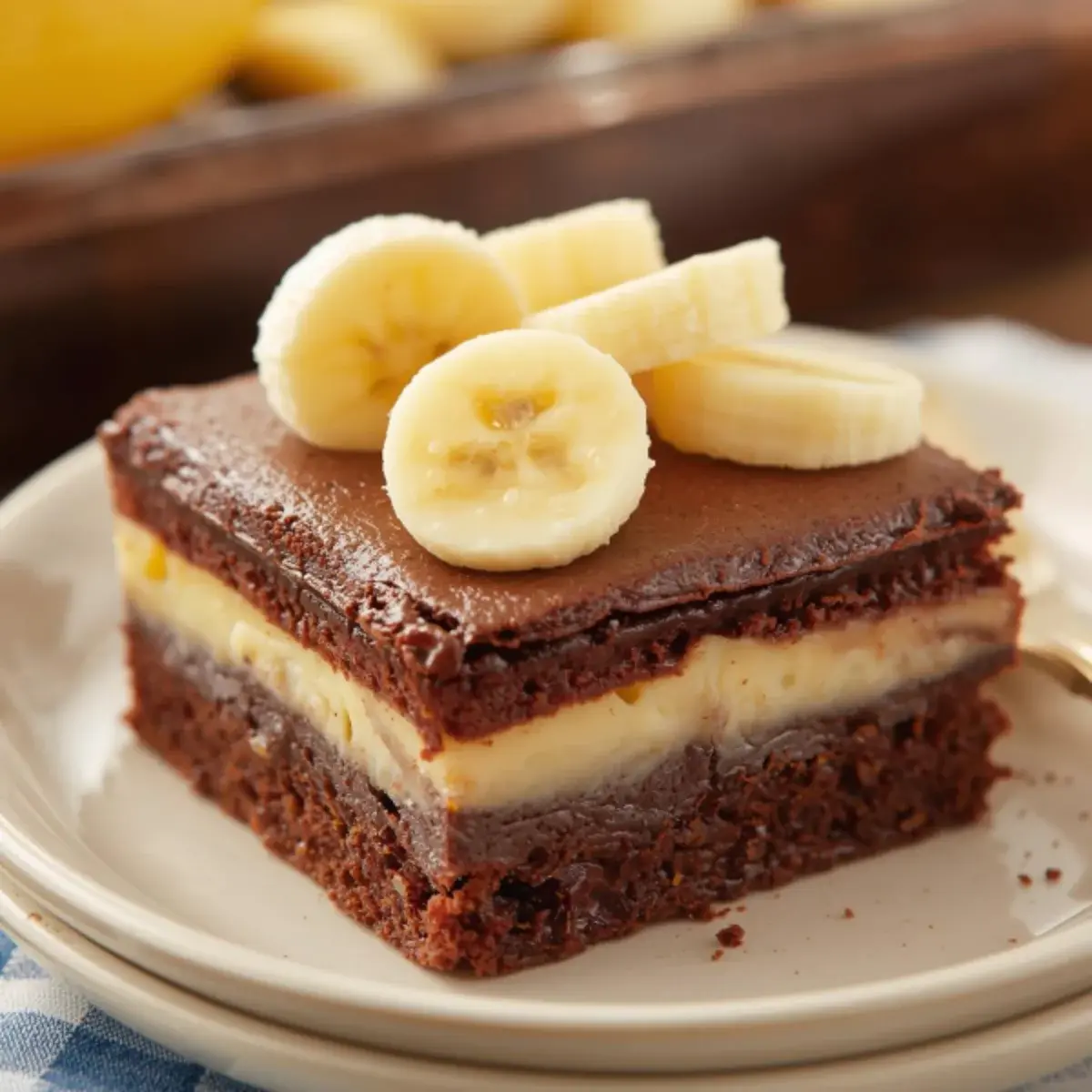 Banana Pudding Brownie