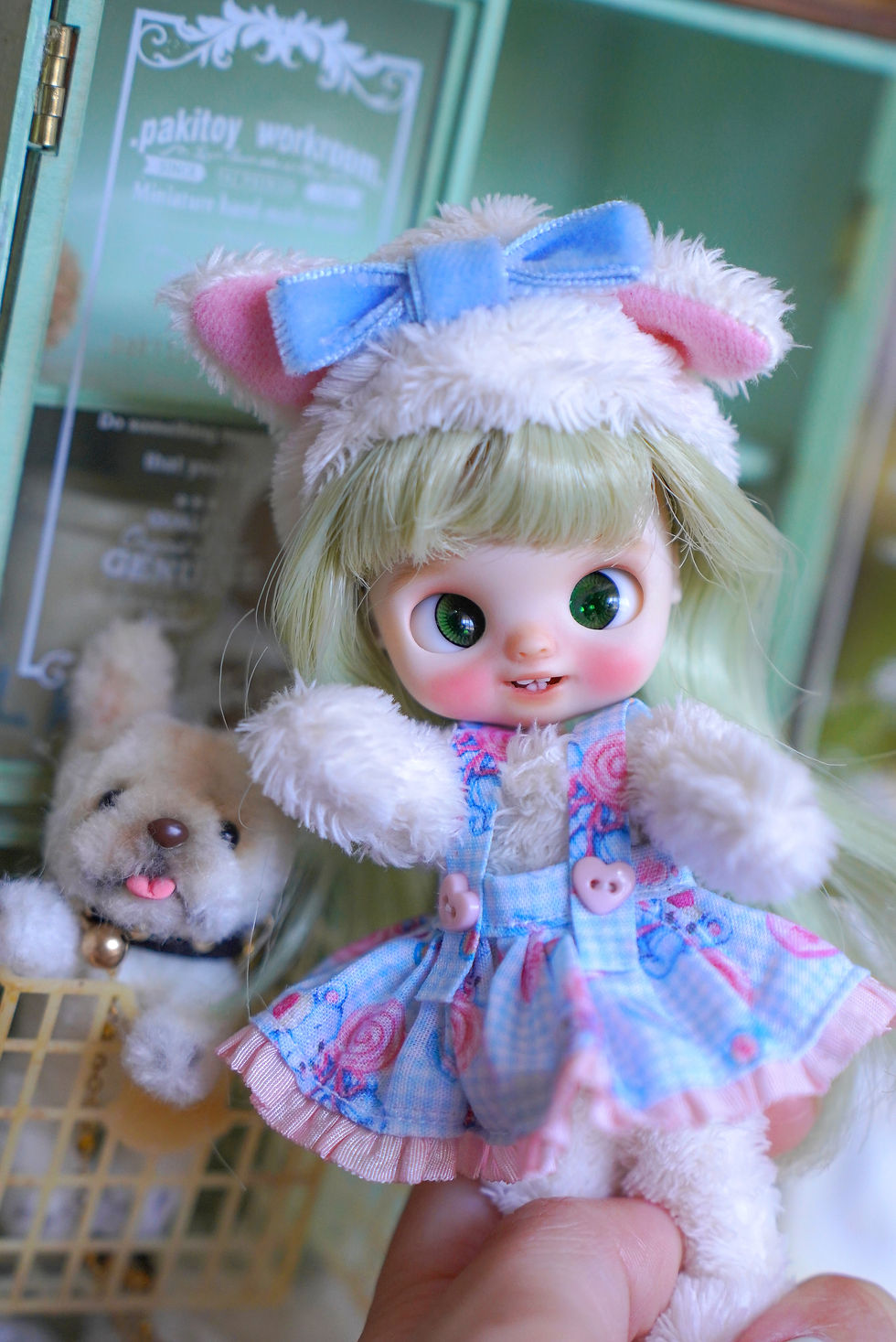 Миниатюра: Custom Petite Blythe(Melon)