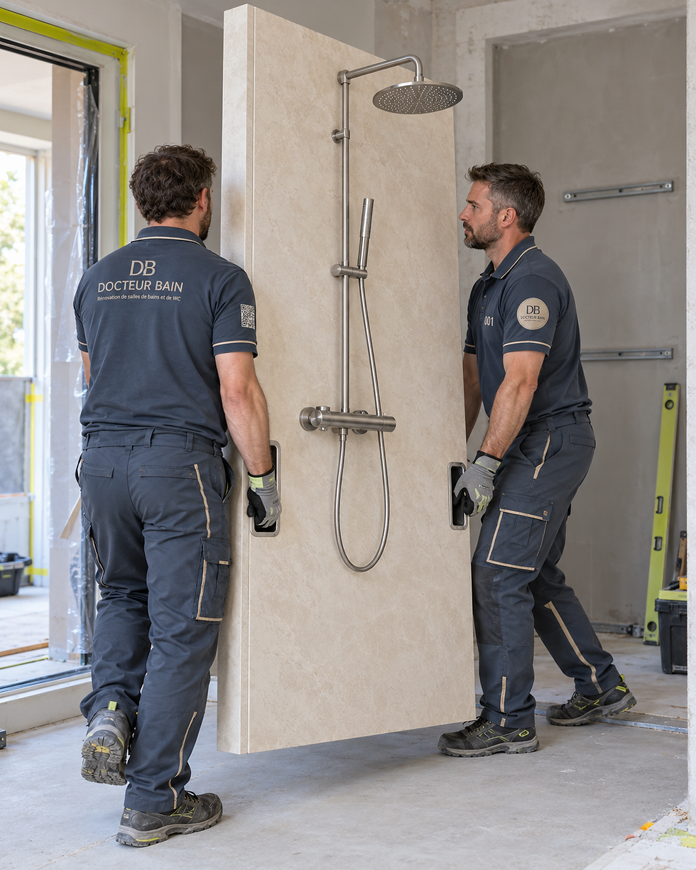 RÉALISATION SUR PLACE OU MONTAGE D’ENSEMBLES PRÉPARÉS EN ATELIER