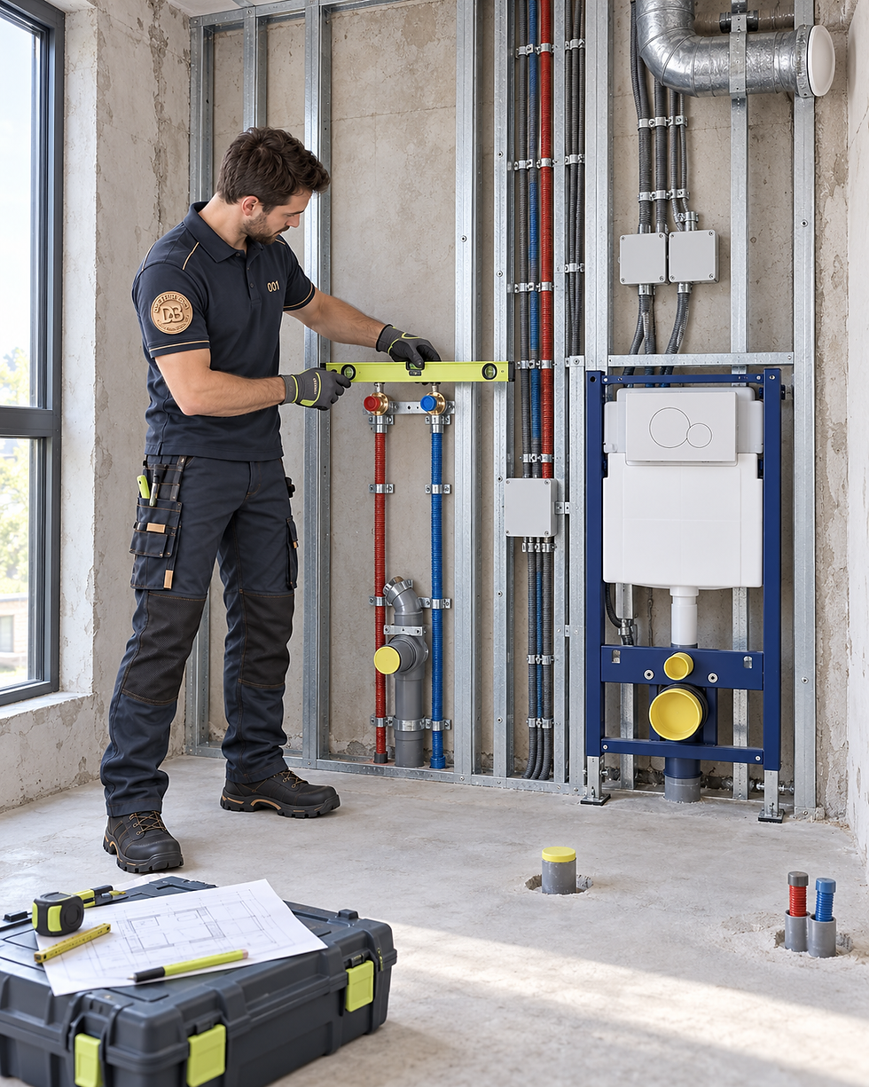 PRÉPARATION DES SUPPORTS ET INSTALLATION DES RÉSEAUX TECHNIQUES