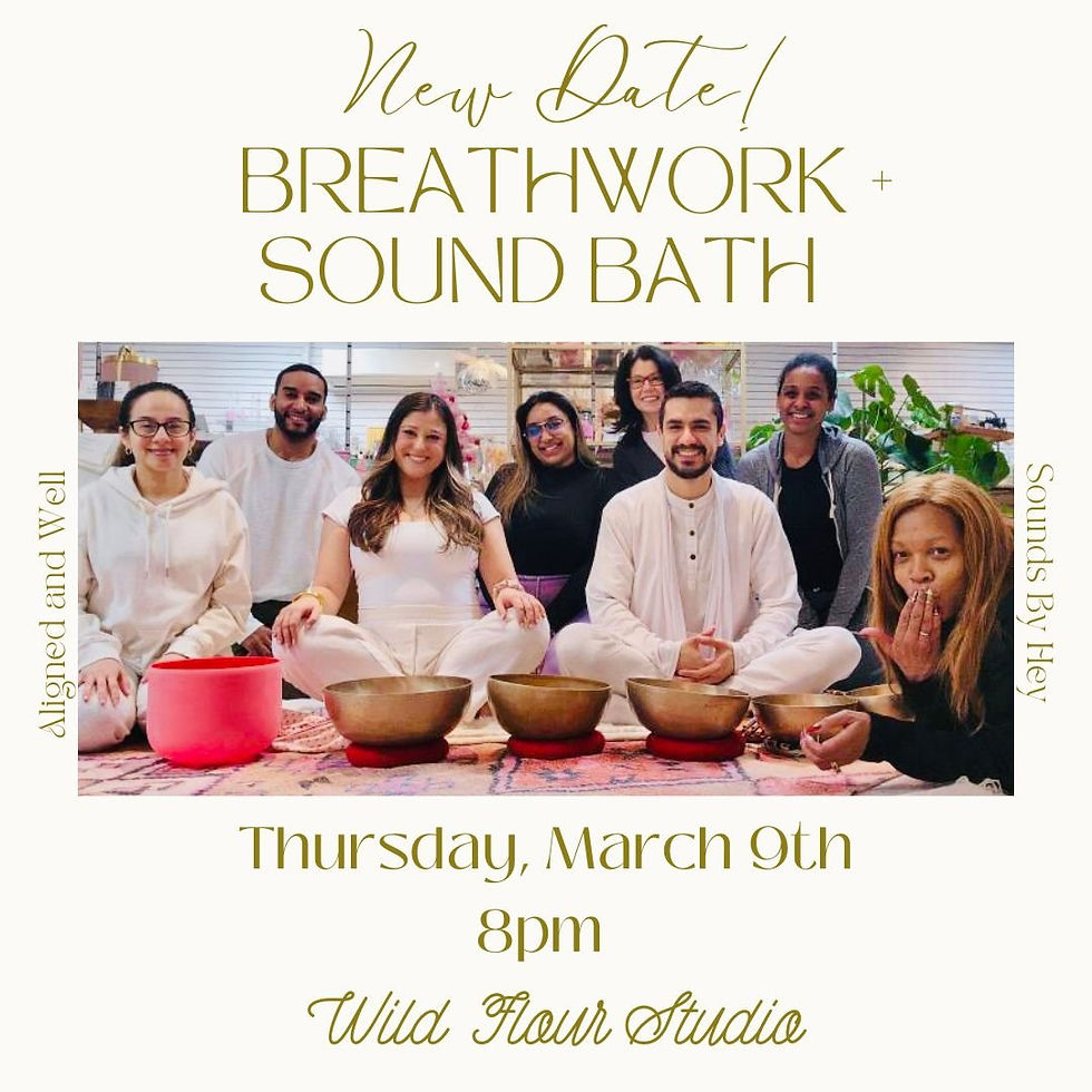 Breathwork + Sound Bath - March 9th 