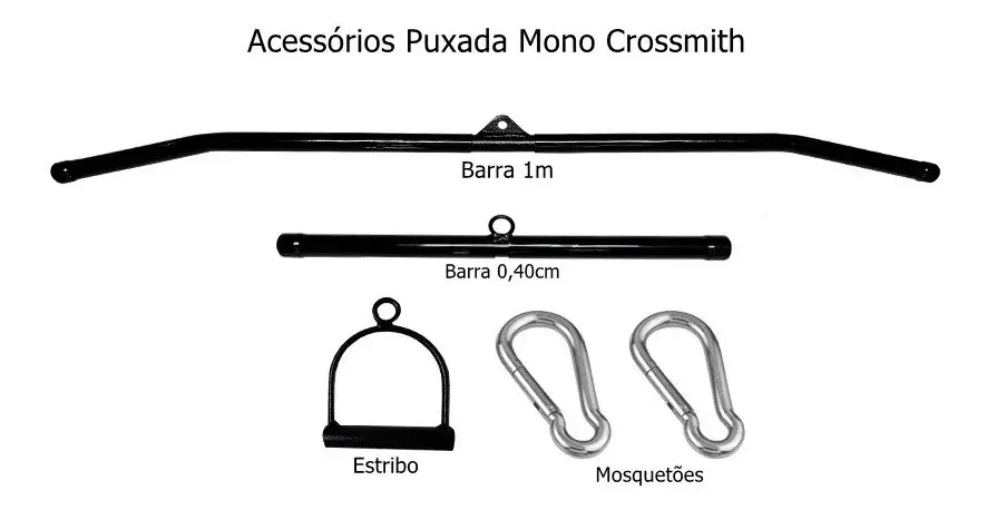 Miniatura: Puxada Mono Crossmith Anilhada Rg3