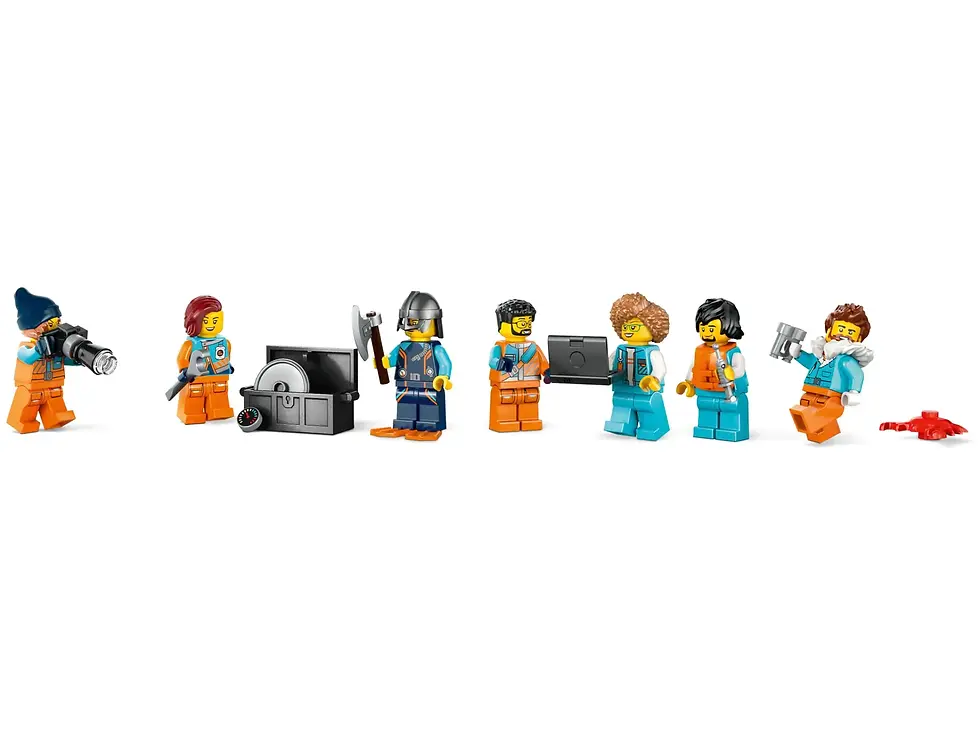 Miniatura: LEGO 60368 poolonderzoeksschip