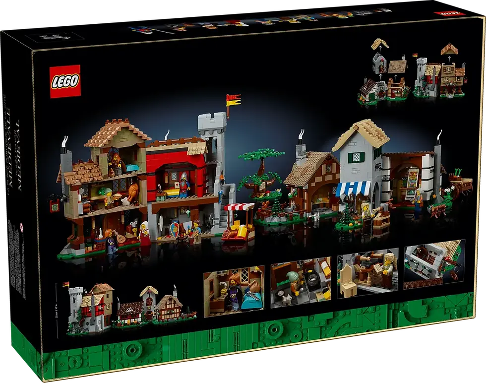 Miniatura: LEGO 10332 Middeleeuws stadsplein