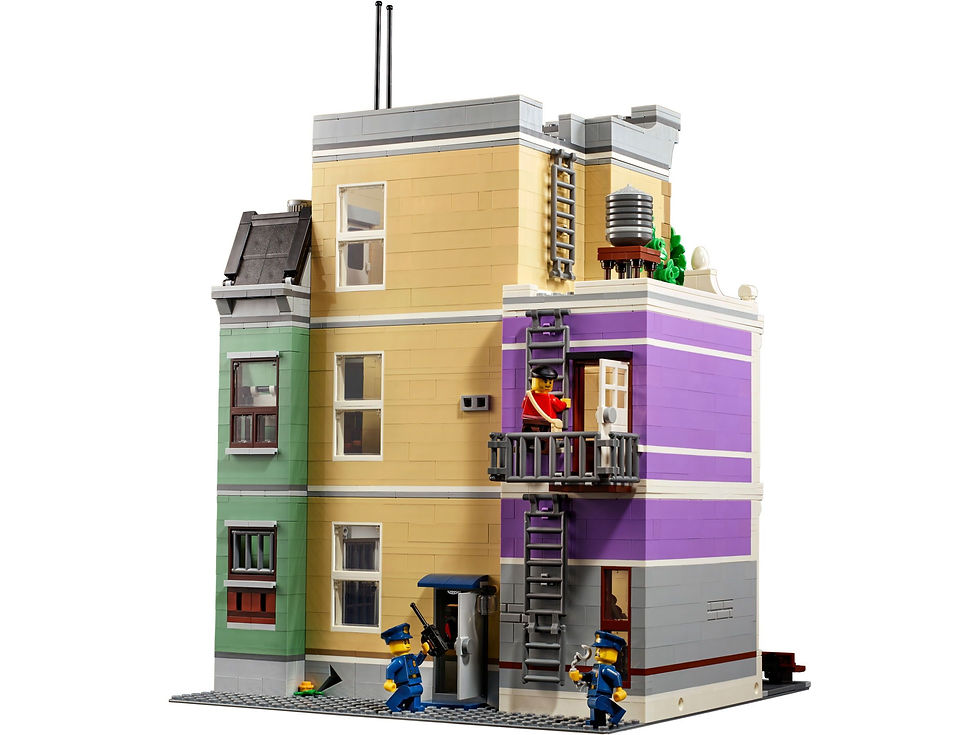 Miniature : LEGO 10278 Politiekantoor