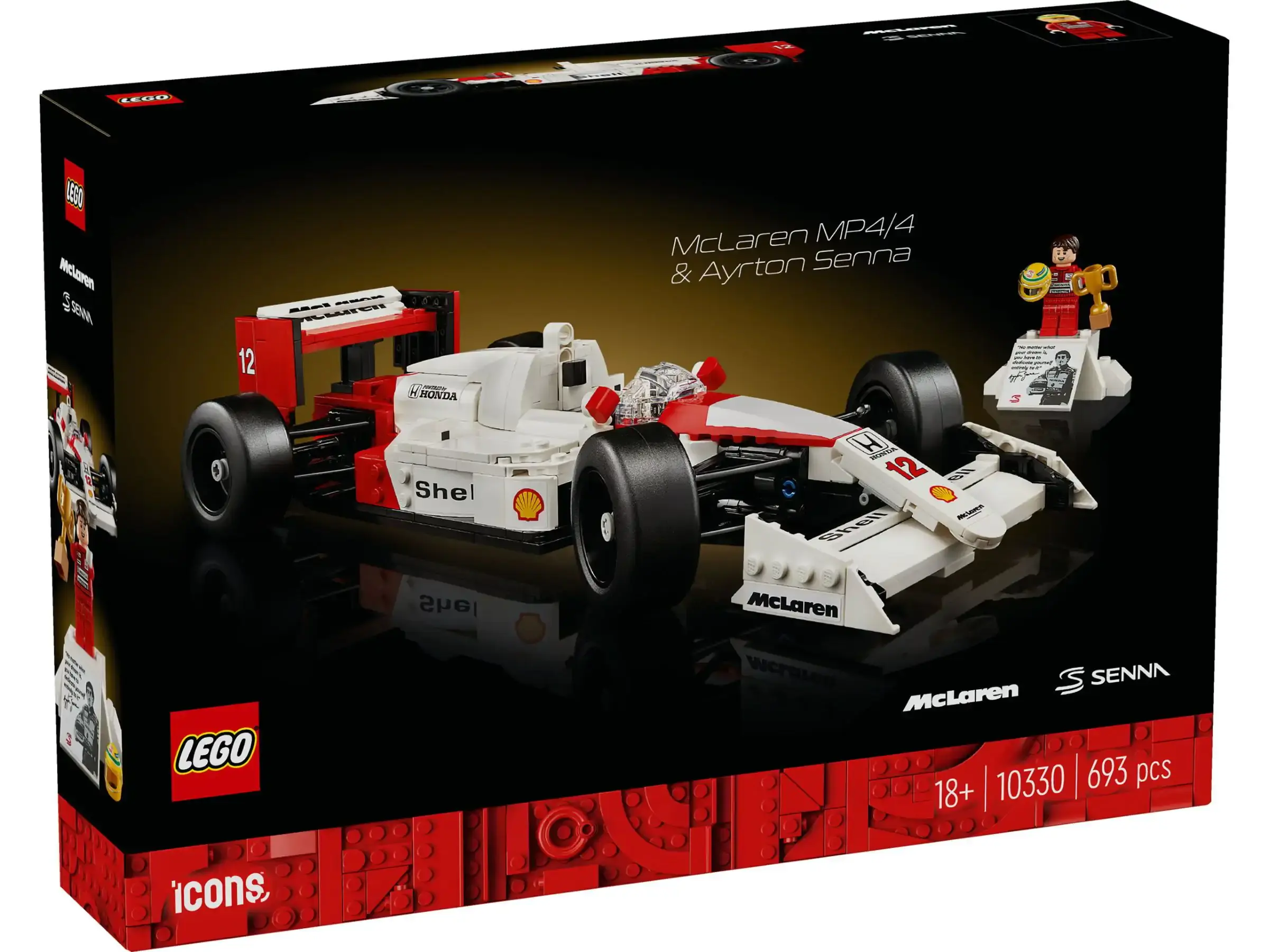 LEGO 10330 McLaren MP4/4 Ayrton Senna